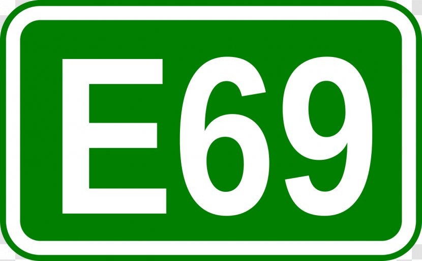 European Route E80 E90 E85 International E-road Network - Green - E69 Highway Norway Transparent PNG