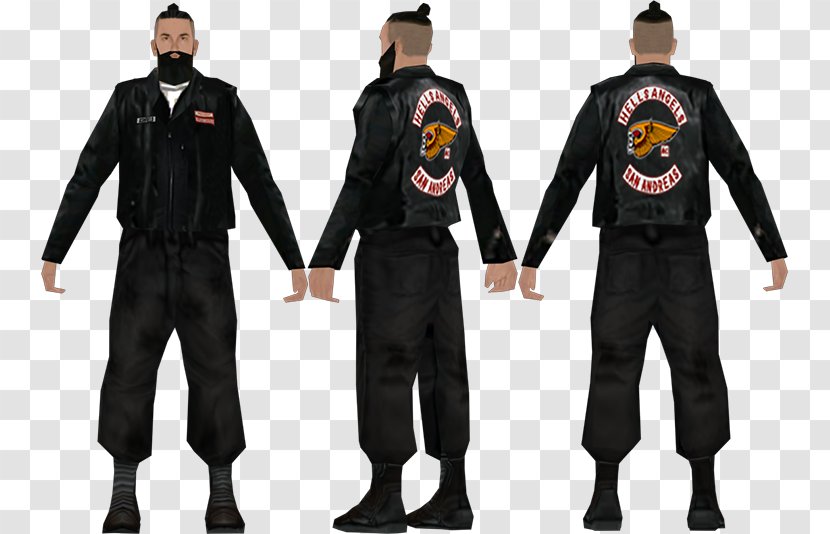 Grand Theft Auto: San Andreas Multiplayer Auto V Mod Video Game - Fictional Character - Hells Angels Transparent PNG