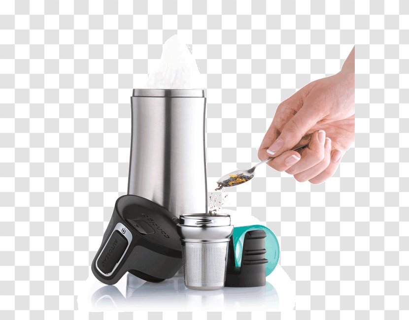 Tea Infuser Mug Stainless Steel - Tableware Transparent PNG