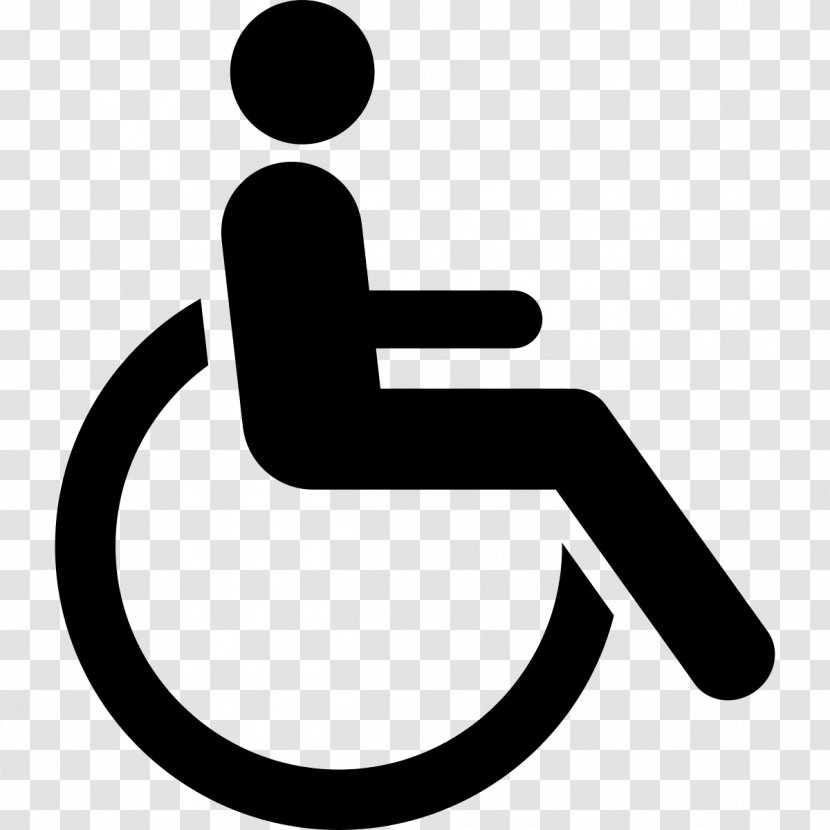 Disability Wheelchair Accessibility Sign - Artwork Transparent PNG