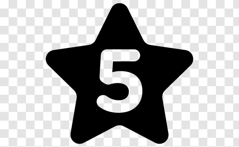 Number Shape Star Clip Art - 5 Transparent PNG