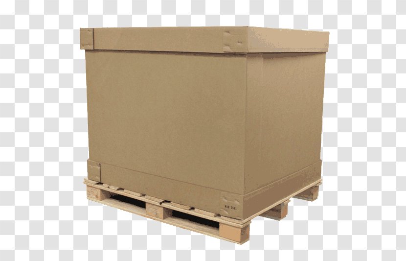 Bulk Box Pallet Recycling Corrugated Fiberboard - Cardboard - Green Covers Transparent PNG