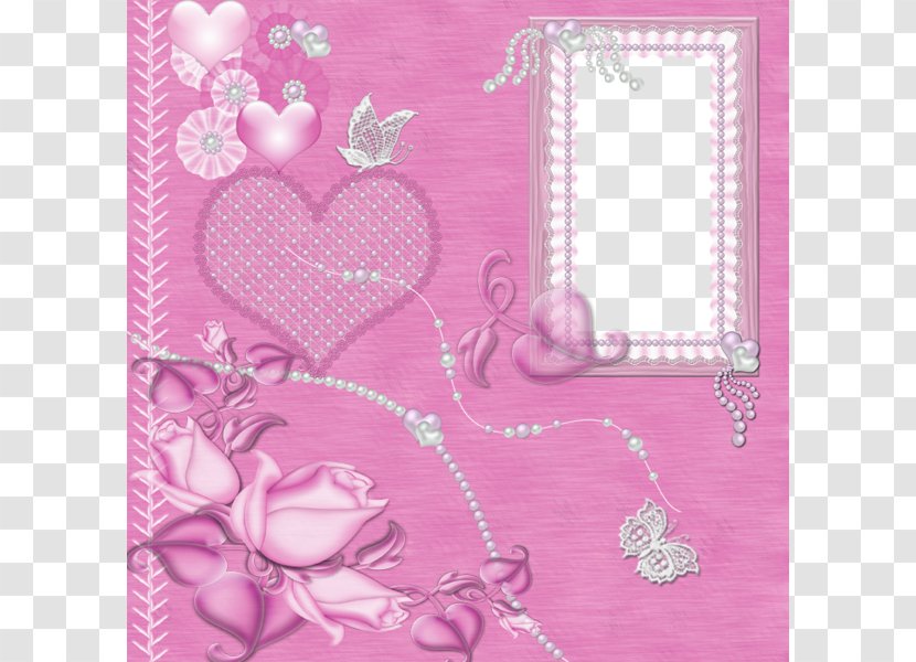 Picture Frame Film Clip Art - Painting - Warm Pink Transparent PNG