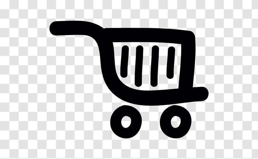 Shopping Cart - Black And White - Supermarket Transparent PNG