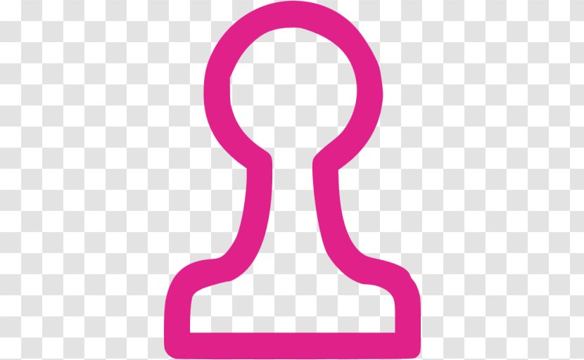 Pink M Line Neck Logo Clip Art Transparent PNG