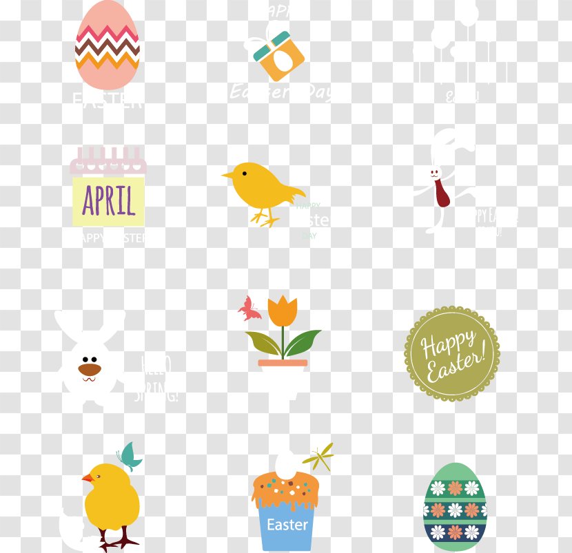 Easter Bunny Clip Art - Gratis - Vector Material Transparent PNG