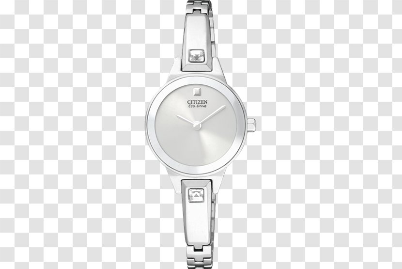 Analog Watch Eco-Drive Bracelet Jewellery - Metal - Silver Watches Citizen Female Form Transparent PNG