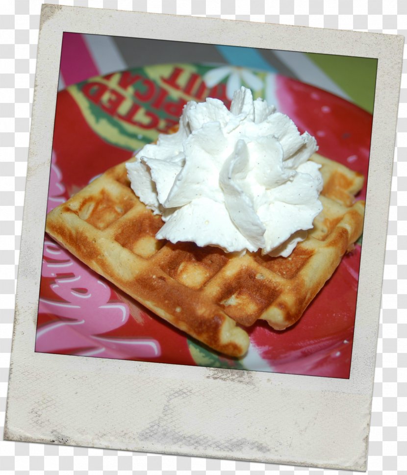 Belgian Waffle Cuisine Frozen Dessert - Gaufre Transparent PNG