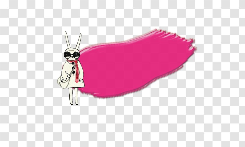 Pink M Rabbit Animated Cartoon - Nana 10 Transparent PNG