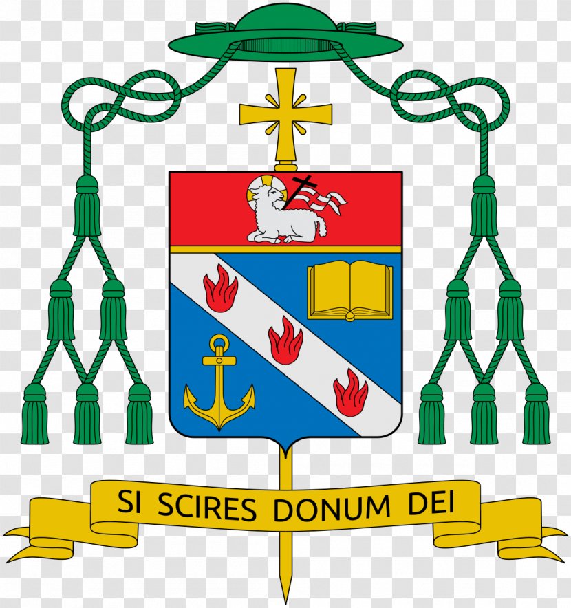 Auxiliary Bishop Coat Of Arms Diocese Escutcheon - Sign Transparent PNG