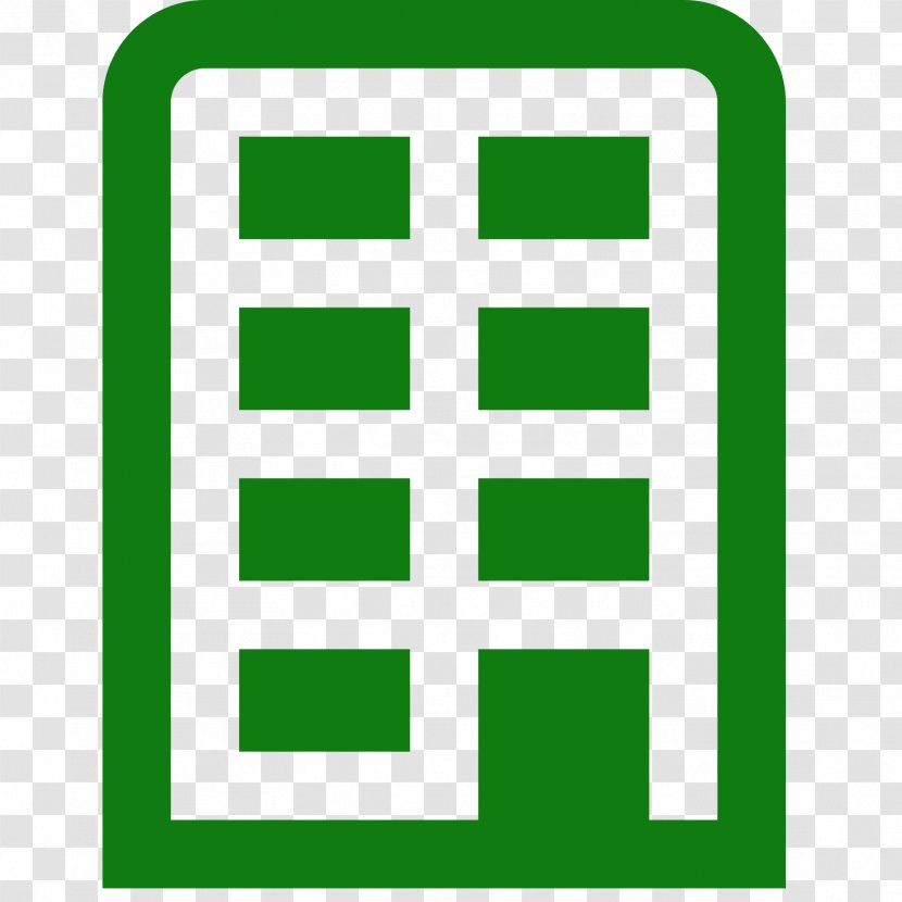 Building - Rectangle - Green Transparent PNG