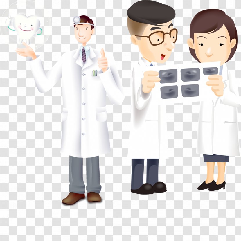 Physician Nurse Illustration - Standing - Doctor Element Transparent PNG