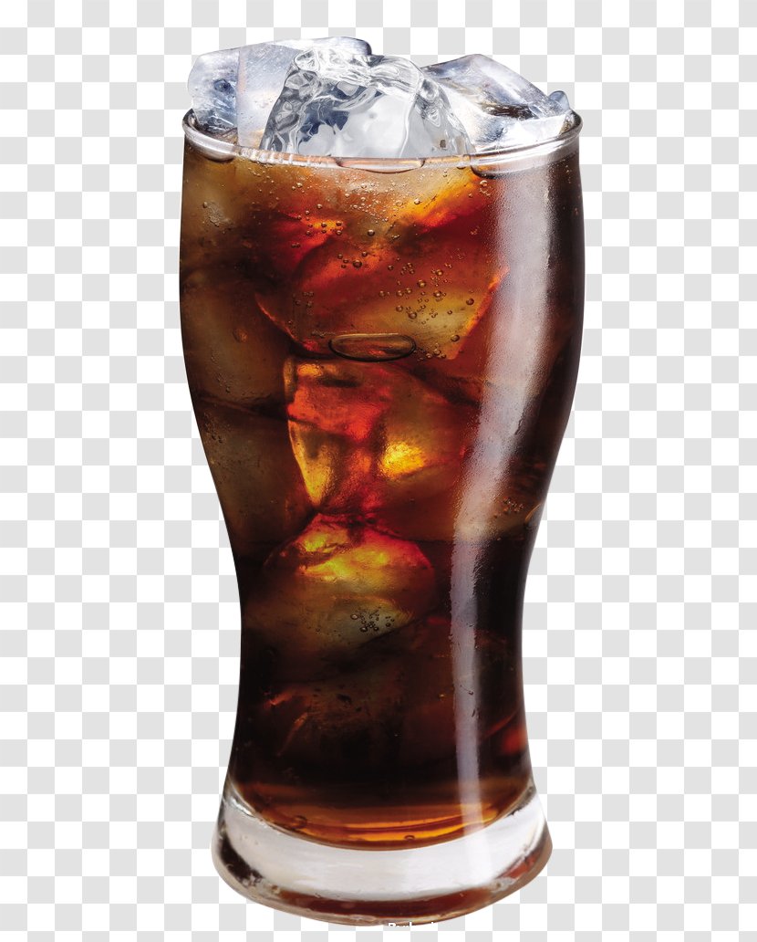 Soft Drink Coca-Cola Fizz Cocktail - Black Russian - Beverages Picture Painted Material,Iced Cola Transparent PNG