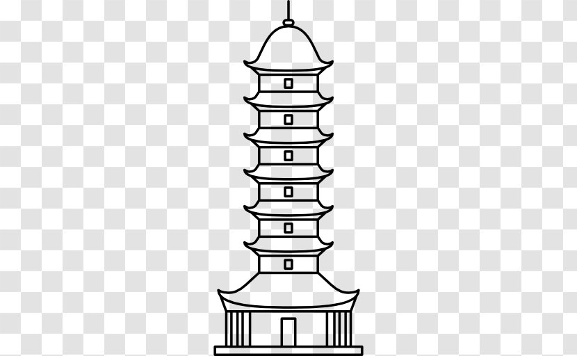 Porcelain Tower Of Nanjing Clip Art - Pagoda Transparent PNG