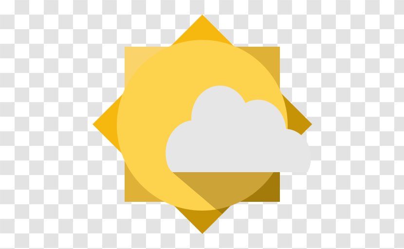 Material Design Weather Google Play - Yellow Transparent PNG