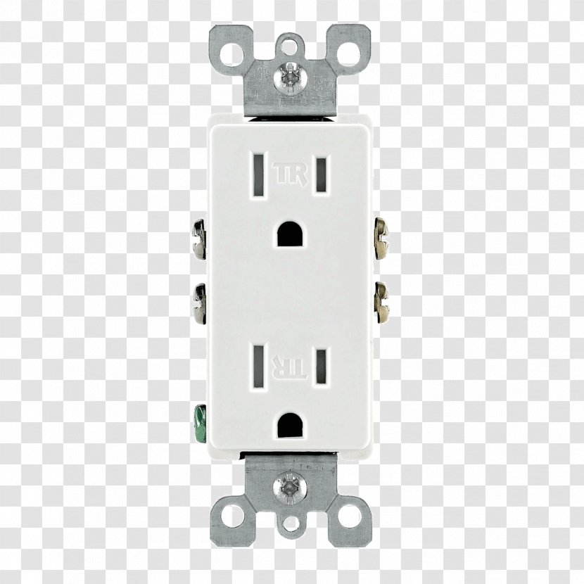 Leviton Receptacle AC Power Plugs And Sockets Ampere NEMA Connector - Electrical Wires Cable Transparent PNG