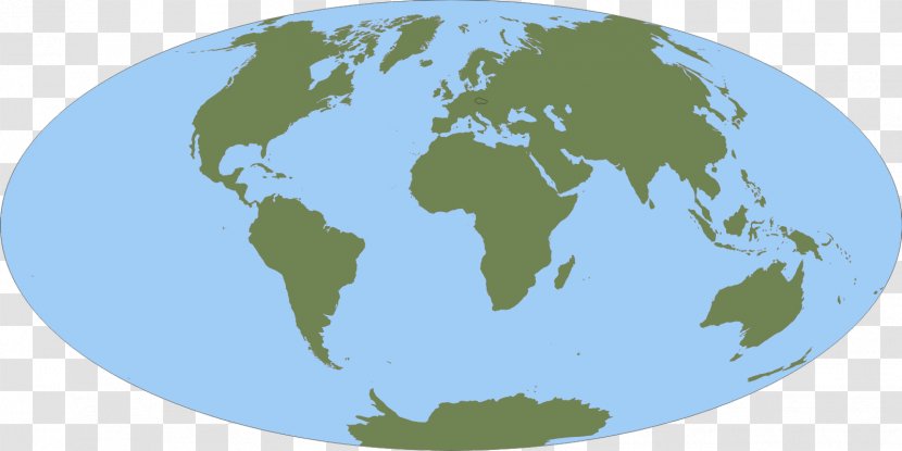 World Map Projection Globe Transparent PNG
