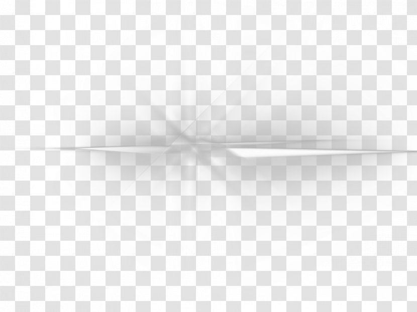 White Line Angle - Black And Transparent PNG