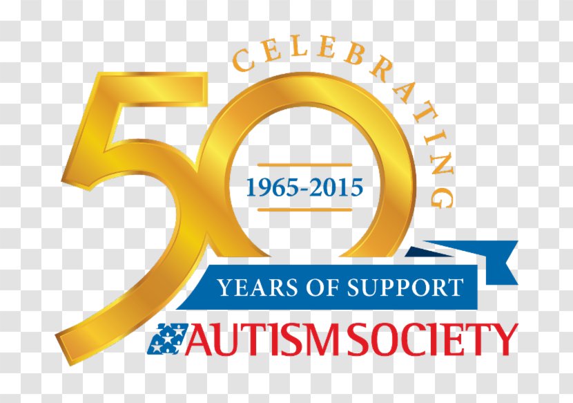 Logo Autism Society Of America World Awareness Day Applied Behavior Analysis - Calligraphy - Yellow Transparent PNG