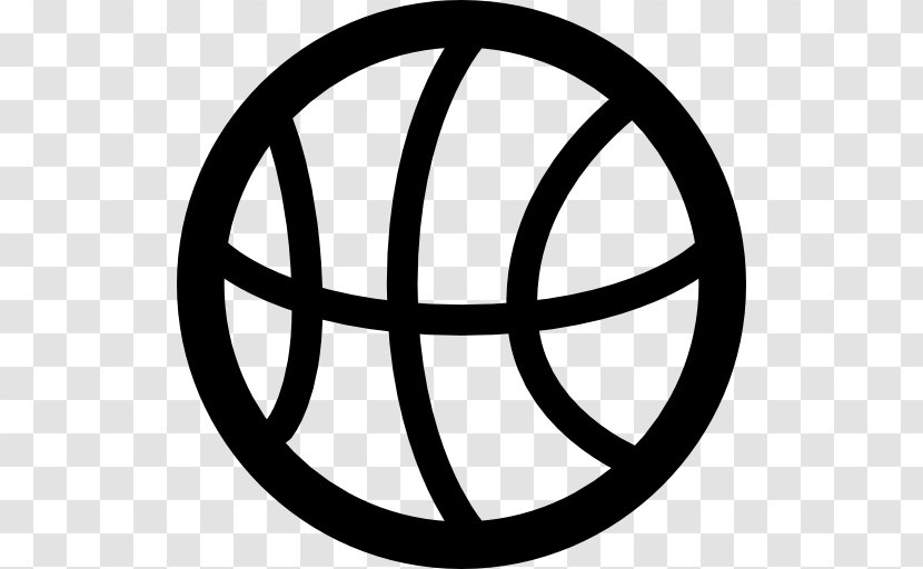 Basketball Black - Symbol Transparent PNG