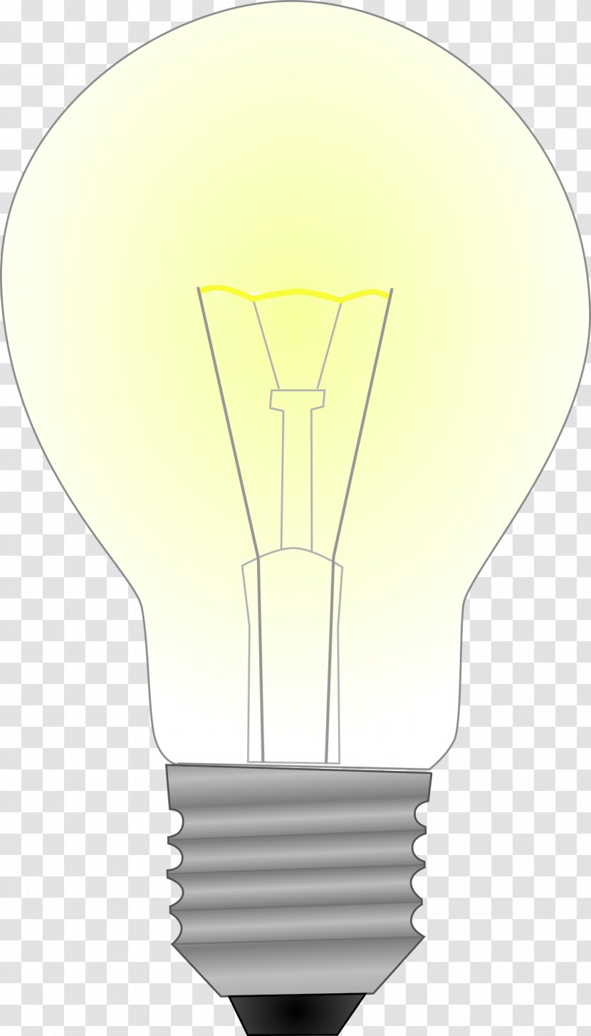 Incandescent Light Bulb Clip Art Transparent PNG