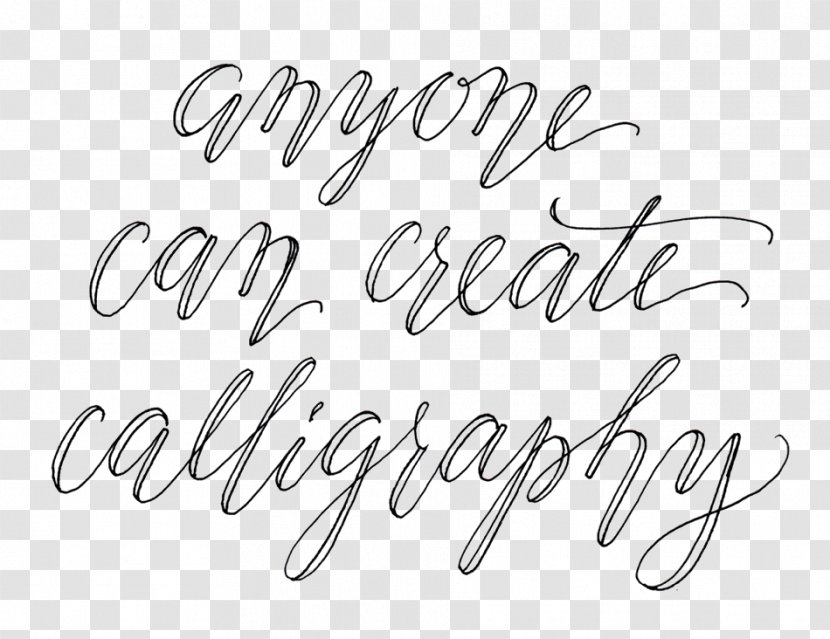 Calligraphy Cursive Font Handwriting Tutorial - Alphabet Transparent PNG