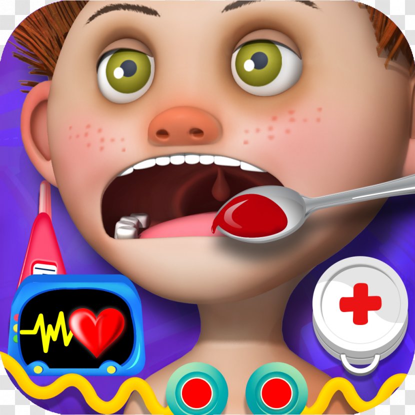 Little Physical Examination Doctor Braces Educational Game Real Birds GameiMax - Cartoon - Baby Transparent PNG