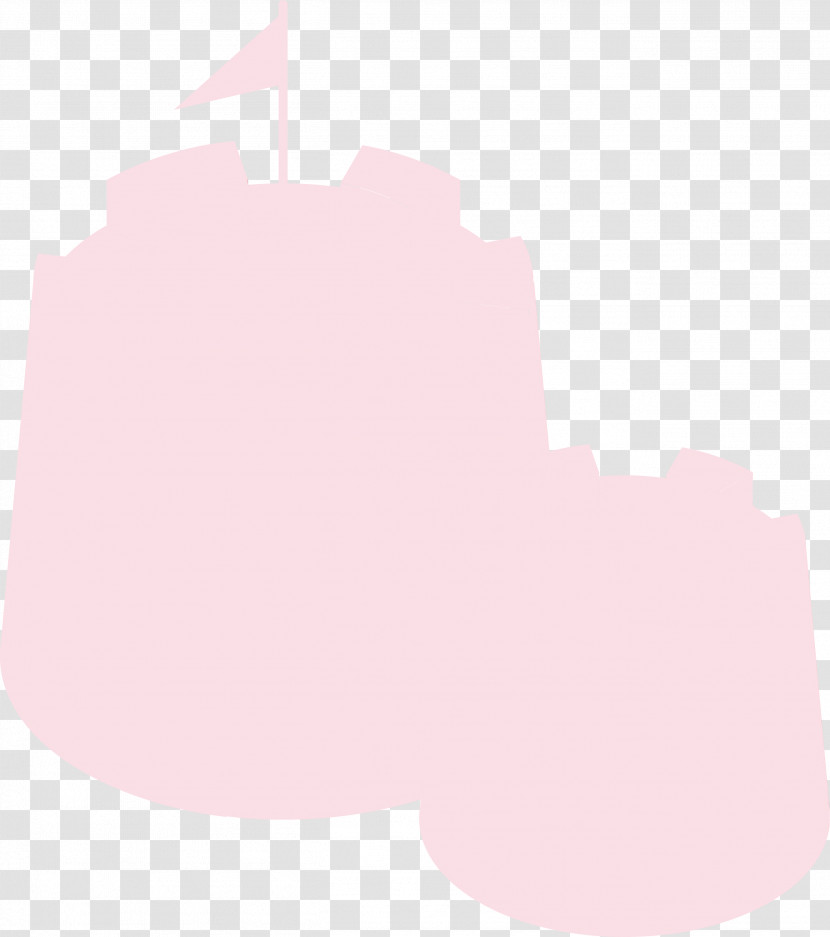 Pink M Angle Font Meter Transparent PNG