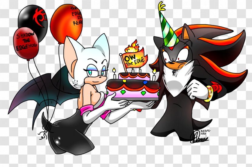 Shadow The Hedgehog Amy Rose Rouge Bat Sonic - Cartoon Transparent PNG
