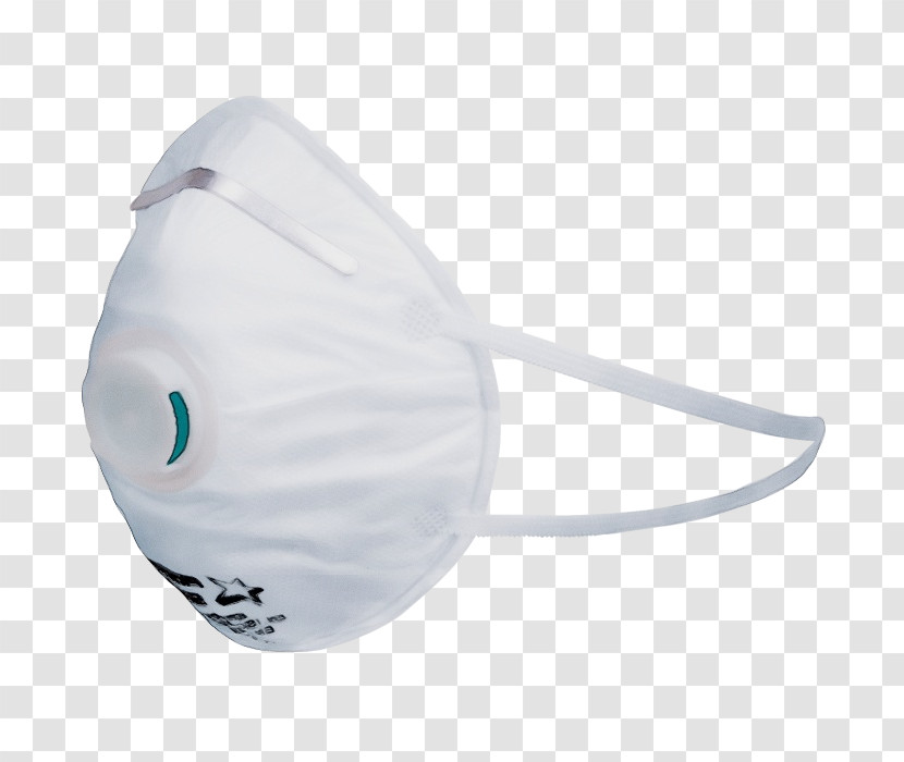 White Personal Protective Equipment Cap Turquoise Transparent PNG