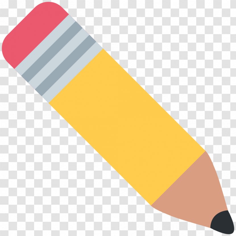 Emojipedia Mechanical Pencil Paper - Mustach Transparent PNG