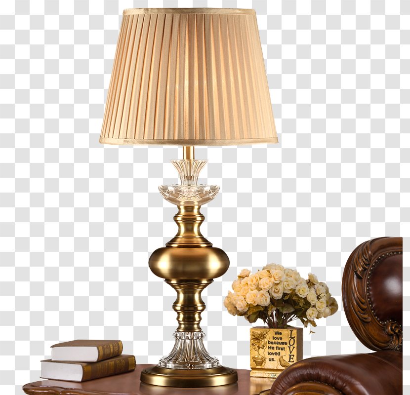 Table Light Lampe De Bureau Bedroom - Retro Desk Lamp Lighting Transparent PNG