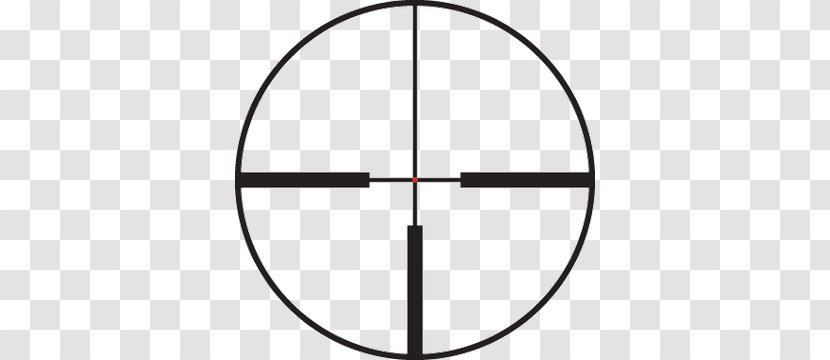 Telescopic Sight Red Dot Reticle Reflector - Cartoon - Weapon Transparent PNG