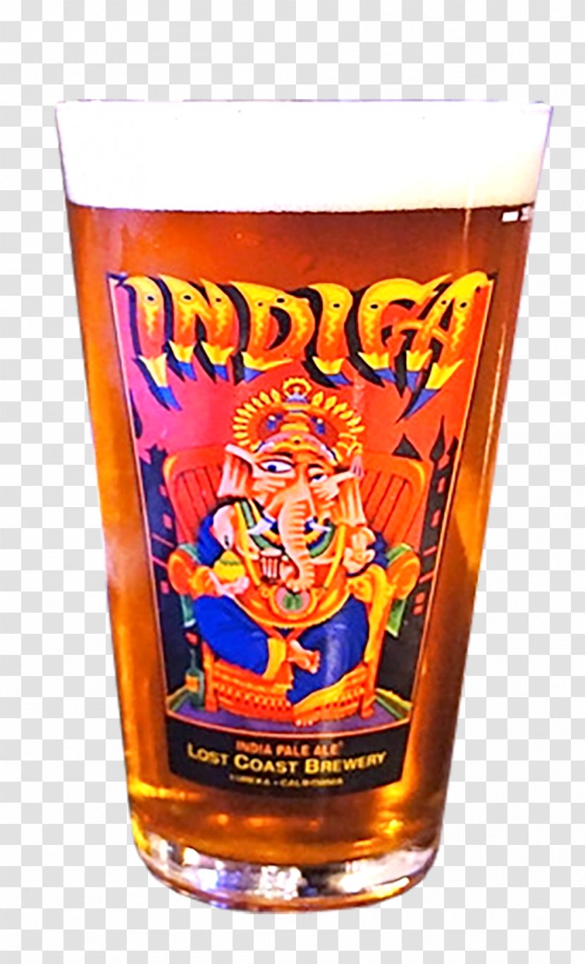 Pint Glass Beer India Pale Ale Lost Coast Brewery Transparent PNG