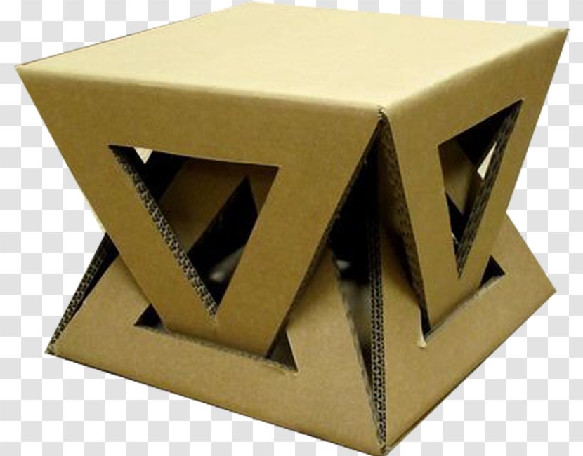 Table Cardboard Furniture - Carton Transparent PNG
