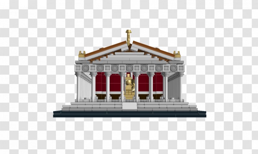 Parthenon Temple Lego Architecture Classical Ideas - Roof Transparent PNG