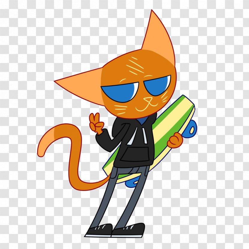 Cat Night In The Woods Art Infinite Fall Illustration - Fictional Character Transparent PNG