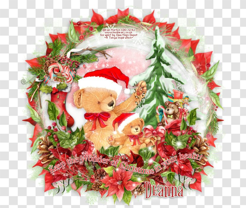 Christmas Ornament Floral Design Flower - Posters Element Transparent PNG