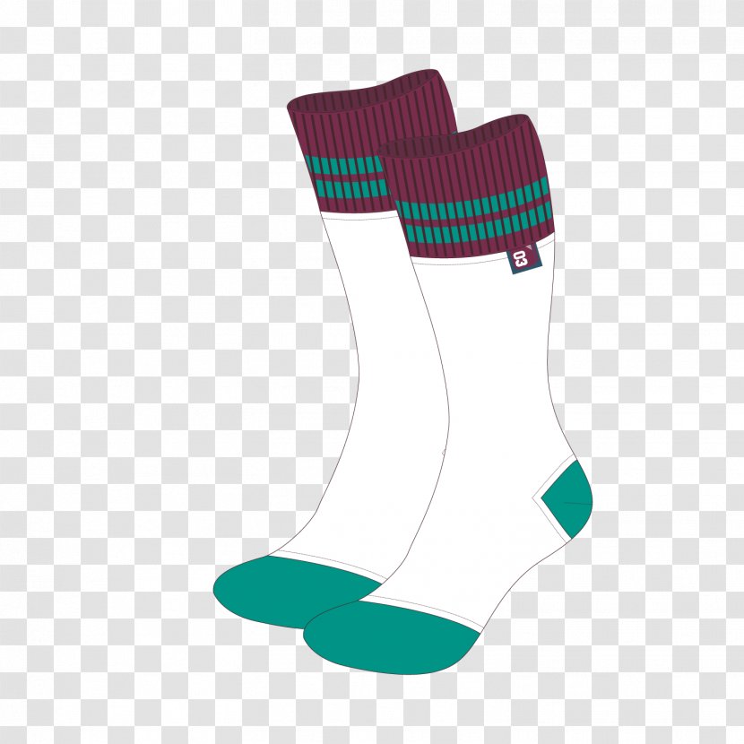 Sock Hosiery Adobe Illustrator - White - Long Socks Transparent PNG