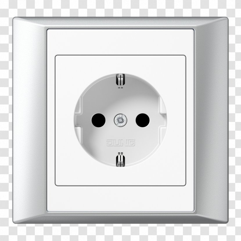 Schuko AC Power Plugs And Sockets Changeover Switch Electrical Switches Jung - Multiway Switching - White Package Design Transparent PNG