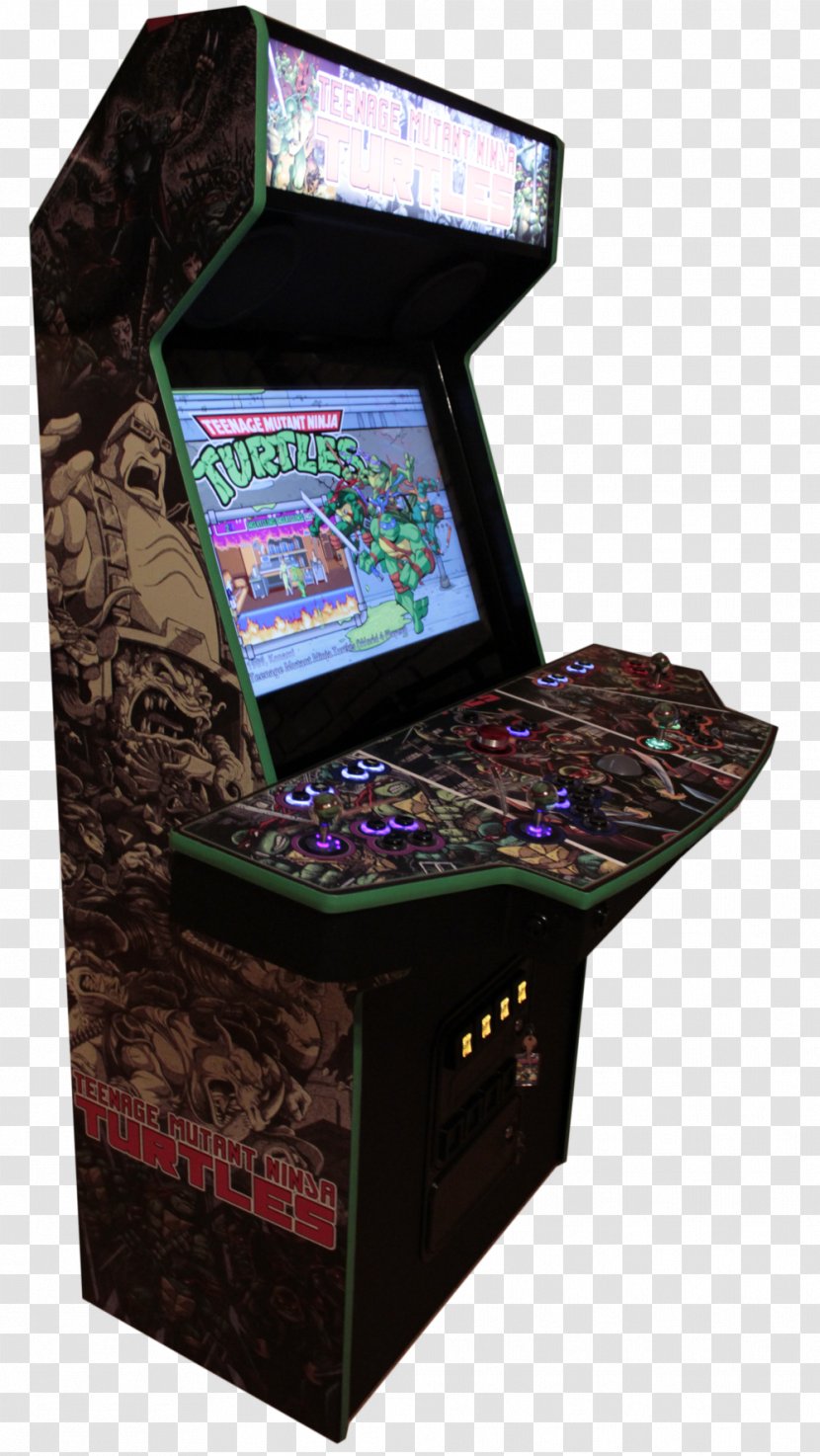 Teenage Mutant Ninja Turtles: Turtles In Time Arcade Game Cabinet Amusement - TMNT Transparent PNG