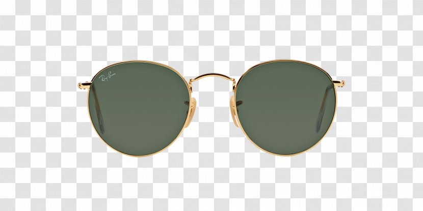 Ray-Ban Round Metal Aviator Sunglasses Sunglass Hut - Rayban - Ray Ban Transparent PNG