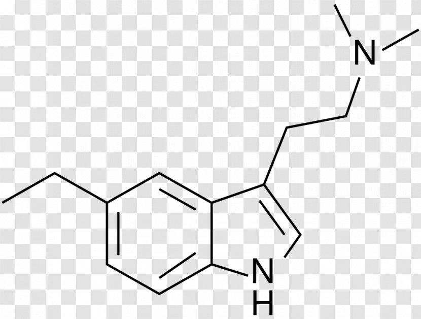 Chemical Formula Compound Serotonin Structural Molecule - Silhouette - Frame Transparent PNG