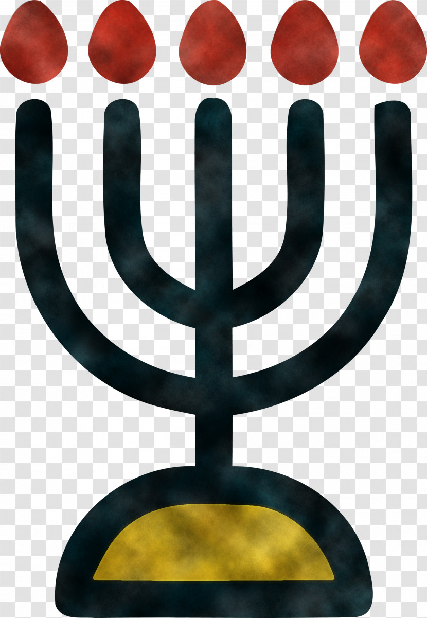 Hanukkah Candle Happy Hanukkah Transparent PNG