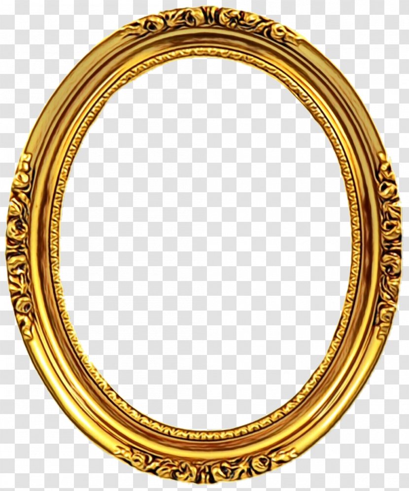 Gold Picture Frames - Yellow - Brass Metal Transparent PNG