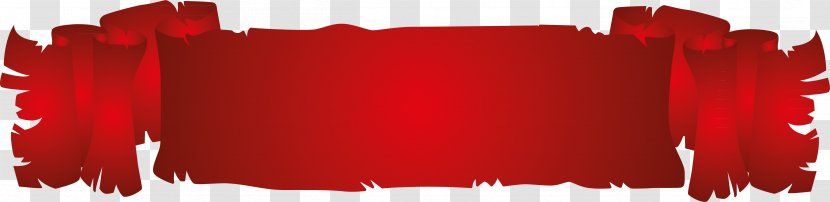 Rectangle - Red - Ribbon Transparent PNG