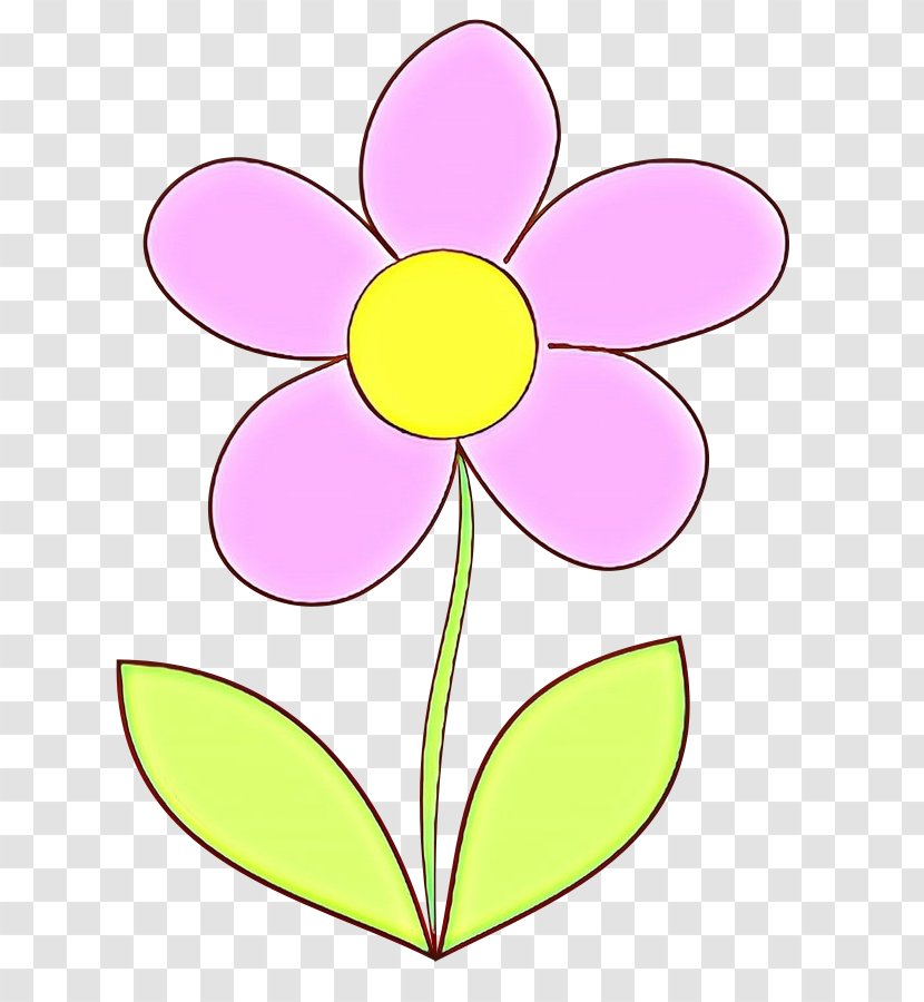 Petal Pink Flower Plant Leaf - Wildflower Pedicel Transparent PNG