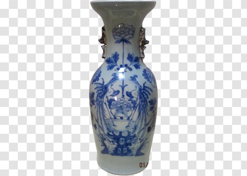 Vase Blue And White Pottery Longquan Celadon Ceramic - Meiping Transparent PNG