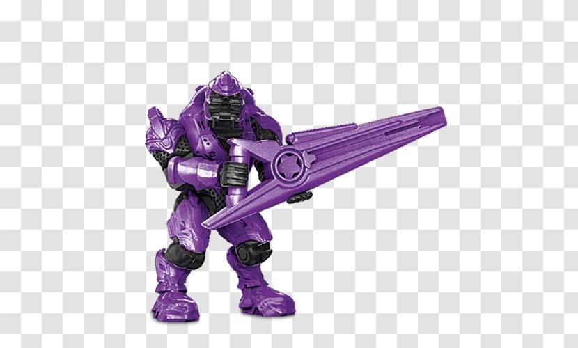 Halo Array Action & Toy Figures Covenant 343 Industries - Purple Transparent PNG