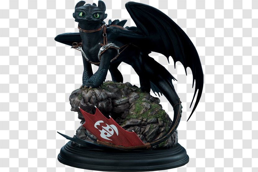 Toothless Sideshow Collectibles How To Train Your Dragon Statue - Dreamworks Toys Transparent PNG